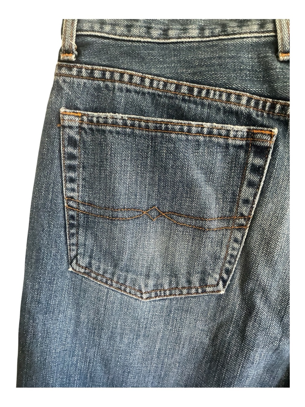 Vintage 2000s Americana Grunge 90s Lucky Brand Blue Denim Jeans Size 32 - Picture 6 of 7
